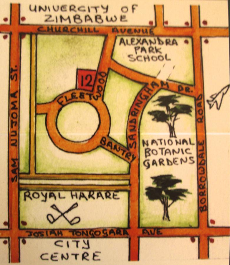 12 Fleetwood Bed & Breakfast Harare Eksteriør bilde